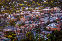 Downtown Saratoga from Above