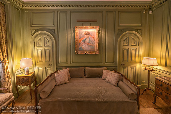 Green Guest Room, Electra Havemeyer Webb Memorial Building, Shelburne Museum