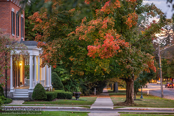 North Broadway in Fall