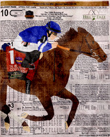 Cody's Wish winning the Met Mile at Belmont