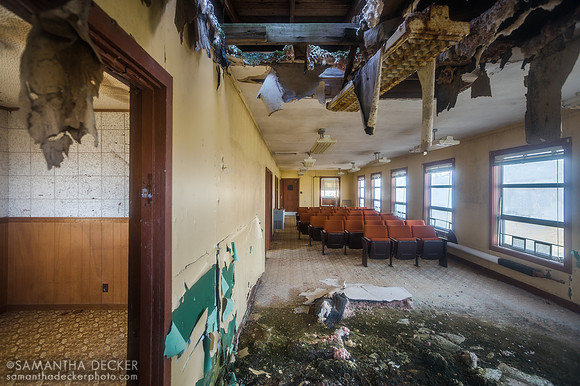 Former theater, North Truro Air Force Station, Cape Cod, MA