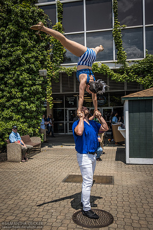 Acrobats, Belmont Park, Elmont, NY