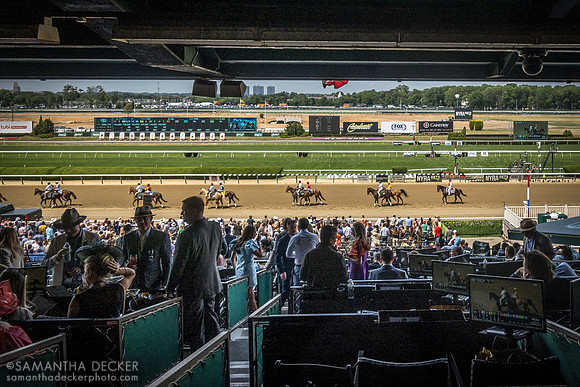Post Parade for the Ogden Phipps, Belmont Park, Elmont, NY