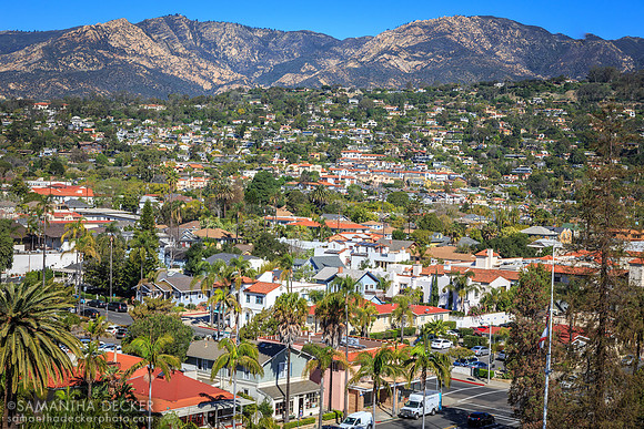 View from Courthouse, Santa Barbara, CA