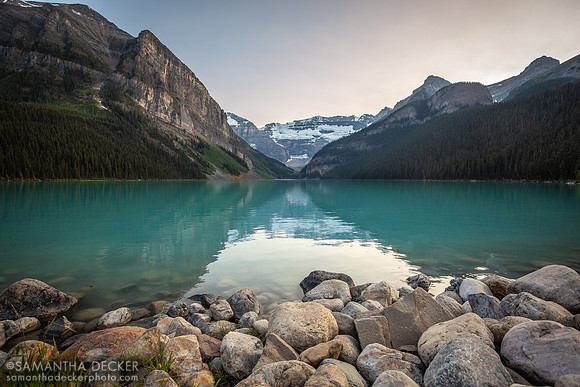 Lake Louise at Dusk