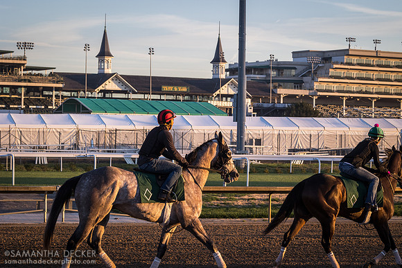 Kentucky Derby Contender Rocket Can (left)