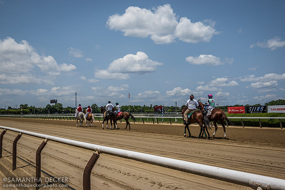 Post Parade, Belmont Park, Elmont, NY