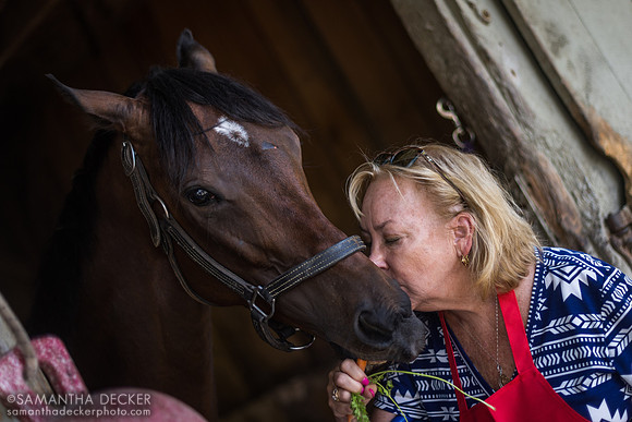 Carolyn and Dr. Marbooz, Oklahoma Training Track, 2023
