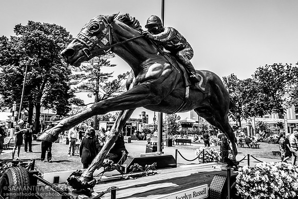 Secretariat Statue by Jocelyn Russell, Belmont Park, Elmont, NY