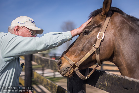 Michael Blowen and Game on Dude, Old Friends, Georgetown, Kentucky