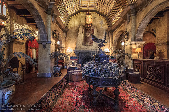 Hollywood Tower Hotel Lobby, Twilight Zone Tower of Terror, Disney's Hollywood Studios
