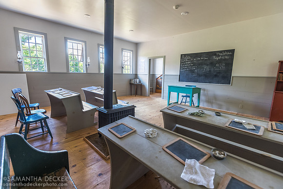 Replica School, Almanzo Wilder Farm, Burke, NY