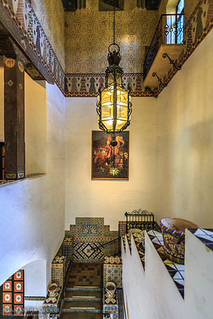 Inside the Santa Barbara Courthouse, California