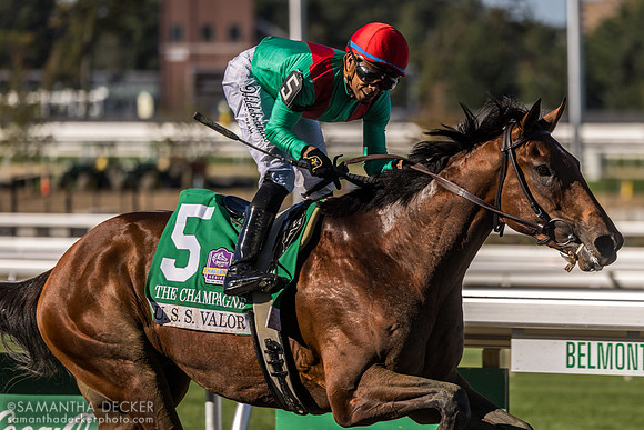 U. S. S. Valor wins the 2026 Grade I Champagne Stakes