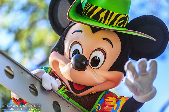 Mickey Mouse, Mickey's Jammin' Jungle Parade, Disney's Animal Kingdom
