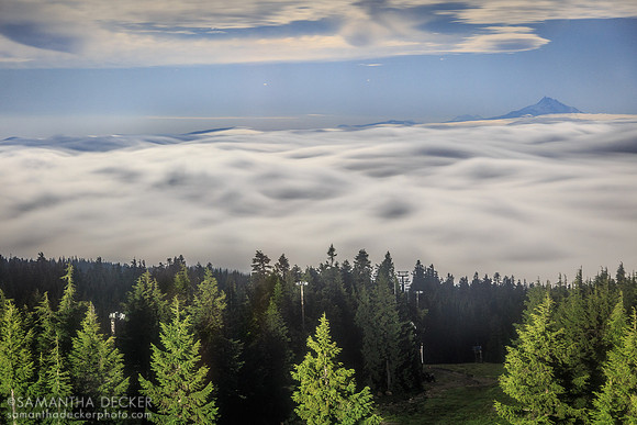 Mount Jefferson Seen from the Timberline Lodge, OR