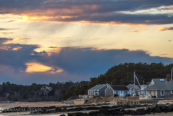 Last sunset of 2024 at Mayo Beach, Wellfleet, MA