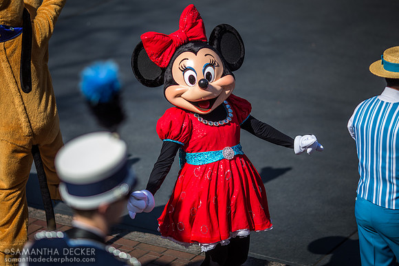 Minnie Mouse, Disneyland, California