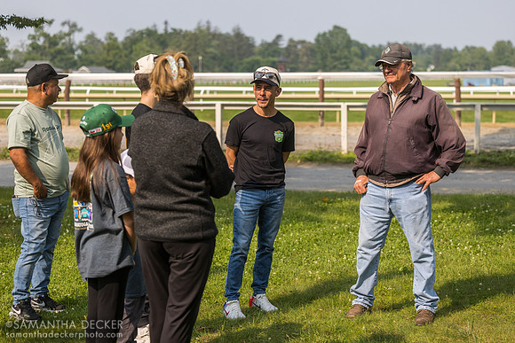 Bill Mott and the Alvarado family