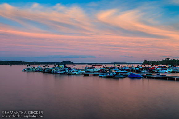 Dusk at Saratoga Lake, NY