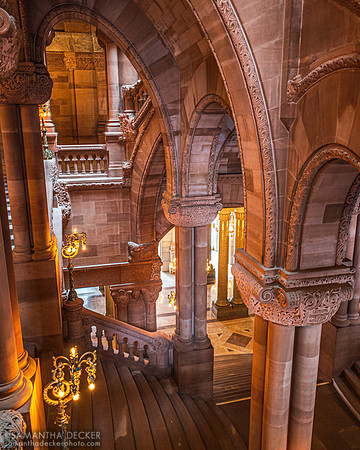 The Stairs of the New York State Capitol