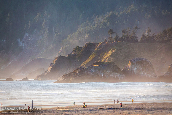 Ecola State Park from Cannon Beach