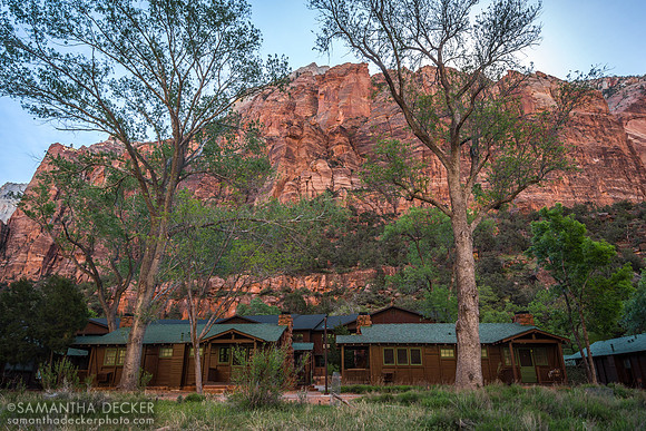 Cabins, Zion National Park