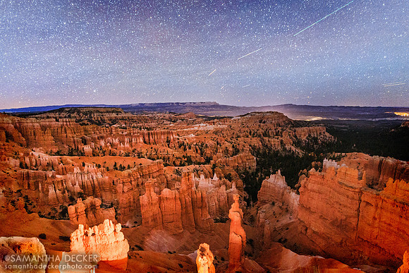 Starry Night Over Bryce Canyon