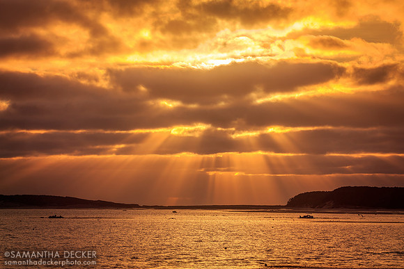 Glorious Sunset at Mayo Beach, Cape Cod