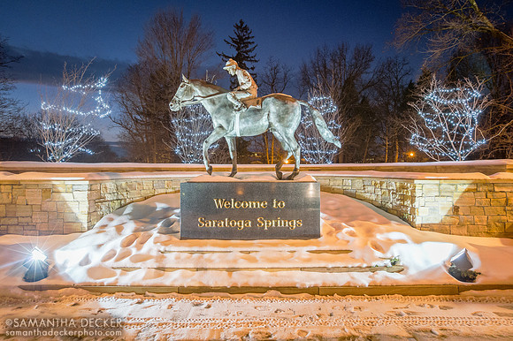 Native Dancer at Night, Saratoga Springs, NY, 2016