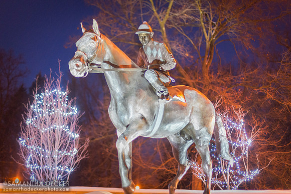 Native Dancer at Night, Saratoga Springs, NY