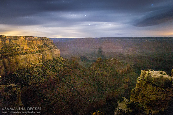 Grand Canyon at Night
