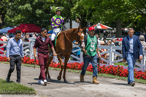 Carl Spackler w/Tyler Gaffalione win the Kelso S.