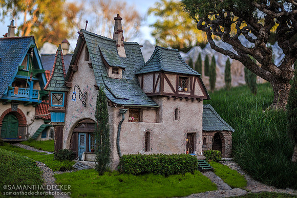 House from the Storybook Land Canal Boats, Disneyland, California
