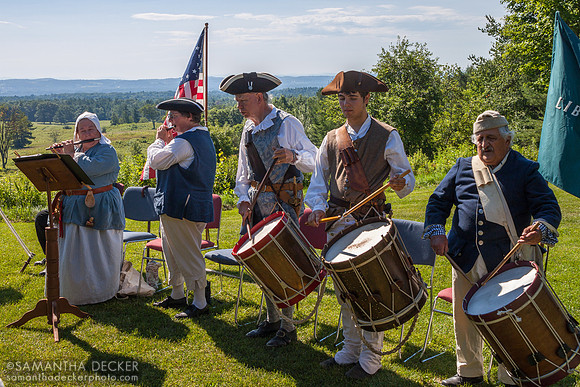 Fife and Drum Band on Fourth of July at Saratoga Battlefield, 2010