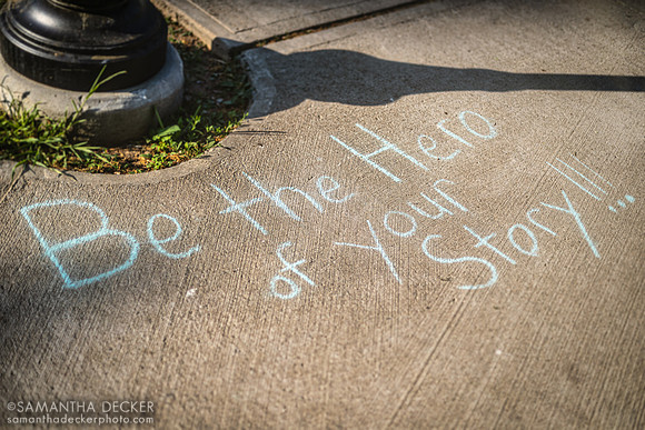 Be the Hero of Your Story, Congress Park, Saratoga Springs, NY