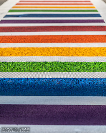 Saratoga Pride Crosswalk
