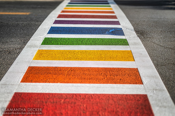 Saratoga Pride Crosswalk