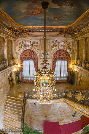 Staircase, Marble House, Newport, RI