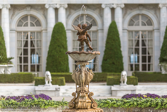 Fountain outside Rosecliff, Newport, RI