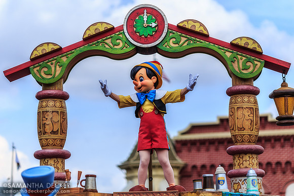 Pinocchio, Celebrate a Dream Come True Parade, Magic Kingdom