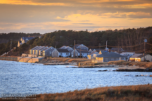 Wellfleet, MA at Sunset
