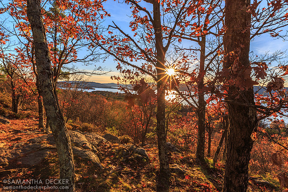 Stewarts Ledge in Fall, Lake George, NY