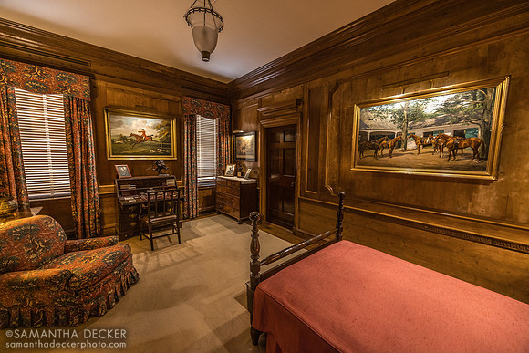 Mr. Webb's Bedroom. Electra Havemeyer Webb Memorial Building, Shelburne Museum