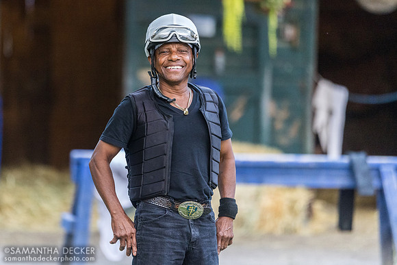 Exercise rider Danny Ramsey, 2024