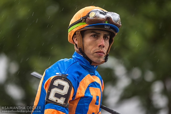 Irad Ortiz, Jr. before the 2023 Jim Dandy