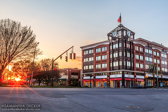 Congress Park Center at Sunset