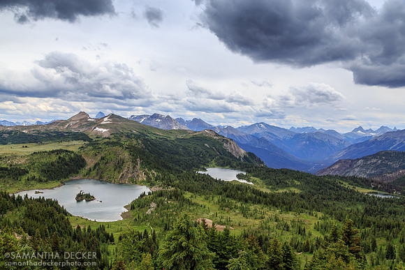 View from Sunshine Mountain, Banff National Park