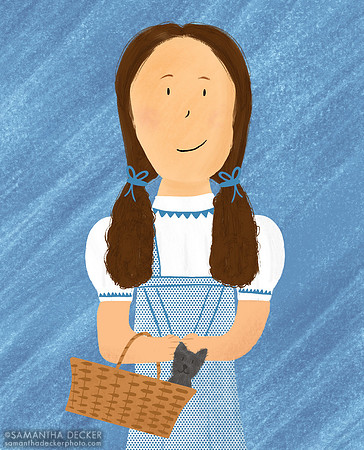 Judy as Dorothy Gale in "The Wizard of Oz" (1939)