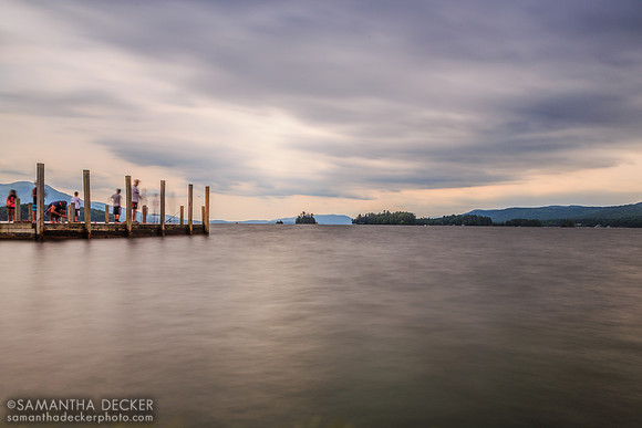 Stormy Skies Over Lake George